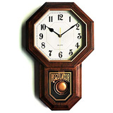 Mini Reloj De Pared De Pendulo Antiguo Clasico, Textura De