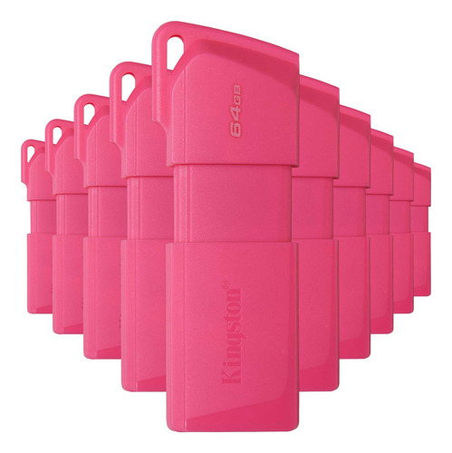 Kit 25 Memorias Usb Kingston 64gb 3.2 Data Kc-u2l64-7ln Color Rosa