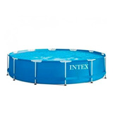 Pileta Estructural Intex Redonda Metal Frame 366x76cm 6503lt