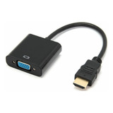 Convertidor Hdmi A Vga Cable Adaptador Conversor Pc Notebook