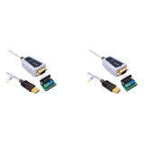 2 Cables Adaptadores De Serie Usb 2.0 A Rs485 Rs422 Para
