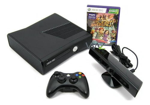 Xbox 360 + Kinect + 2 Controles + 8 Jogos | Usado