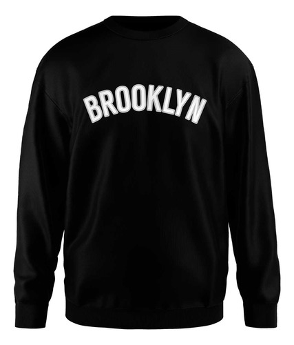 Moletom Basquete Gola Redonda Brooklyn Blusa De Frio Jrkt