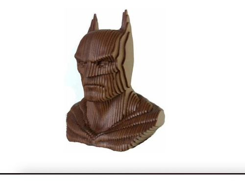 Vector 3d Cabeza De Batman Corte Laser Cnc Dxf Cdr Ai P098