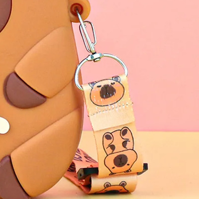 Bolsa Tiracolo Capibara Fofa De 4 Peças Para Crianças