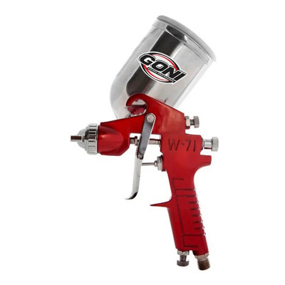 Pistola Para Pintar De Gravedad Vaso Aluminio 400 M Goni 352 Color Rojo | Envío gratis
