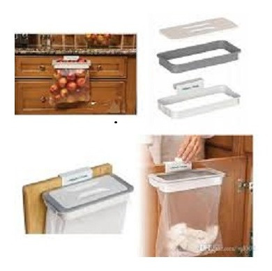 Pack 2 Porta Bolsa Basura Mueble Cocina Bolsa Colgante