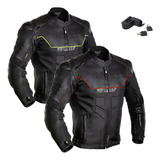 Jaqueta Texx Moto Motoqueiro Masculina Preta Couro Falcon