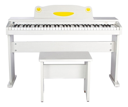 Artesia Fun1 Piano Electrico 61 Teclas Niños Color Blanco