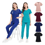 Pijama Quirurgica Conjunto Conjunto Medico Scrub Jogger