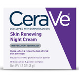 Creme De Noite Cerave Skin Renewing Com Niacinamida 50ml X2