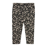 Calzas Bebe Niña Gap Estampadas Algodón Organico Negro