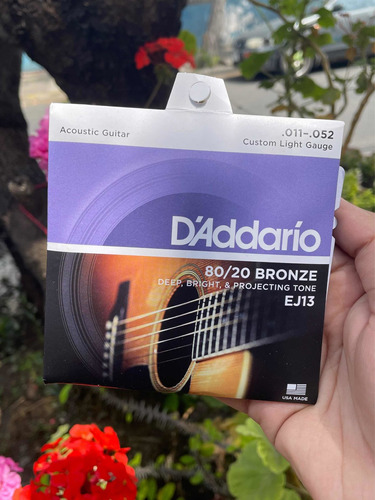 Cuerdas De Guitarra Electroacustica Daddario Bronce 11-52