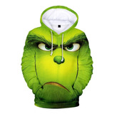 Nuevo Grinch Verde Grinch Película 3d Impresión Sudaderas Co