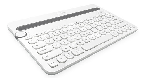 Teclado Bluetooth Logitech K480 Qwerty Inglés Us Color Blanco