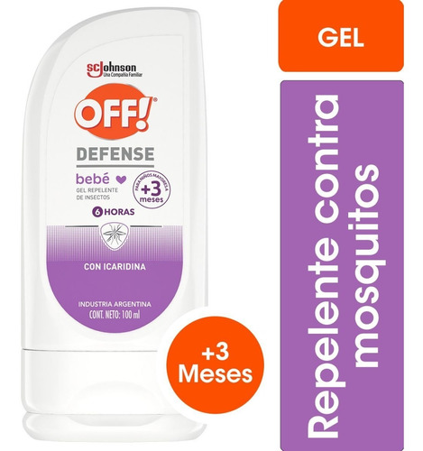 Nuevo! Off Defense Infantil Gel