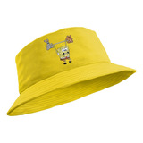 Gorro Bucket Bob Esponja Gym Pesas Peluches