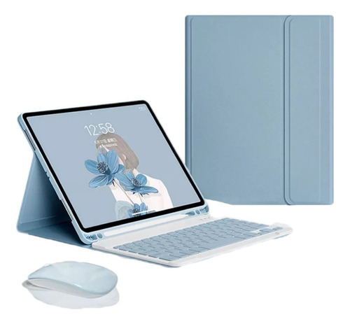 Capa Tablet+teclado+mouse Para iPad 10.2'' 9ª 8ª 7ª Geraçãoa