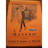 Partitura Rayero Tango Canaro Riccardi