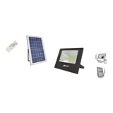 Reflector De Led Con Panel Solar 100w Luz Blanca