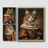 Retrato Personalizado De Gato O 3 Retratos De Disfraces De G