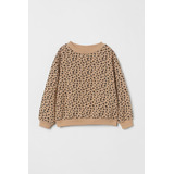 Buzo H&m Kids Animal Print Leopardo Talle 6/8 Años