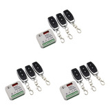 3x Receptor Remoto Garage Gate 433 868mhz Rx Multi 300-900mh