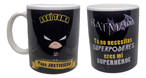 Mug Batman Taza Liga De La Justicia Pocillo