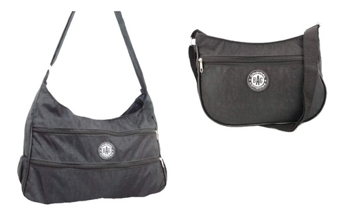 2 Lindas Bolsas Feminina Em Nylon Tactel 1 Grande+1 Pequena 