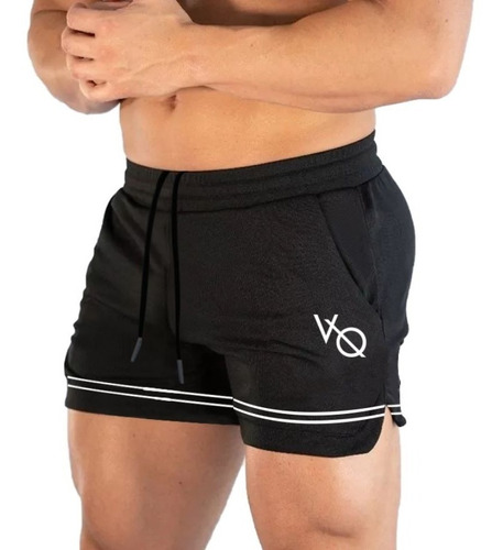 Gym Short Deportivo Corte Pegado Elástico Vanquish V Q 2344s