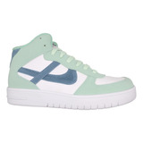 Tenis Panam Meztli Bota Menta Moda Casual Hombre Y Mujer.