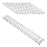 Kit. 10 Luminária Linear Led Sobrepor 1m 36w Bivolt 