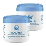 Kit Racco 2 Creme Desodorante Regulateur 120g Inibe Suor