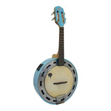 Banjo Elétrico Madeira Plywood Azul Marquês Baj88az Qmq