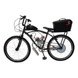 Bicicleta Motorizada 100cc Coroa 52 C/  Baú Bagageiro