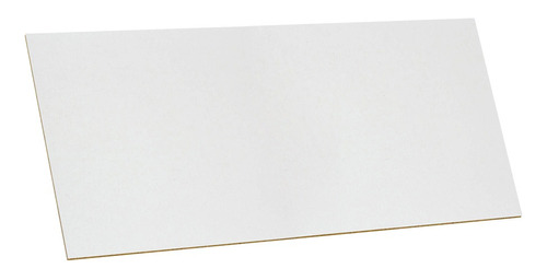 Kit Chapa 1 Face Madeira Mdf Branco 120x60 Recorte Placa 3mm