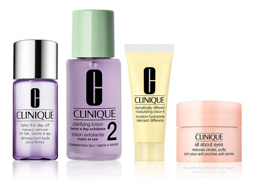 Clinique Set 3 Pasos Take The Day Off All About Eyes 
