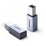 Adaptador Ugreen Usb-b X Usb-c  F Impressora Scanner 20120