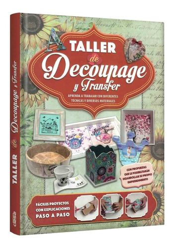  Libro Taller De Decoupage Y Transfer