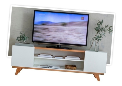 Mueble Tv C/puertas Cuerpo Eucalipto 1500x600x400mm Cuota