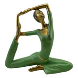 Mujer Posición Yoga Figura Decorativa Chica Relax Zen Zn 
