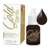 Pigmento Mag Color Gold 5ml Micropigmentação Escuro Intenso Cor Castanho Escuro Intenso