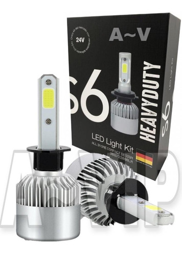 Kit Lámparas Led Cree S6 Plus 44000 Lm H4 H7 H1 H3 H11 A-vip