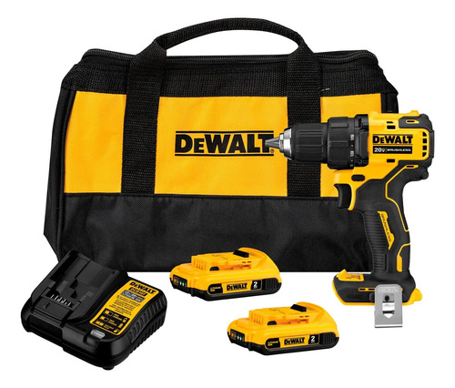 Taladro Atornillador Atomic 20v + 2 Bat Dewalt Dcd708d2-b2