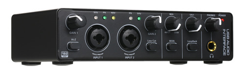 Tarjeta De Sonido Usb Rhm 2 In 2 Out Con Phantom Power 48v