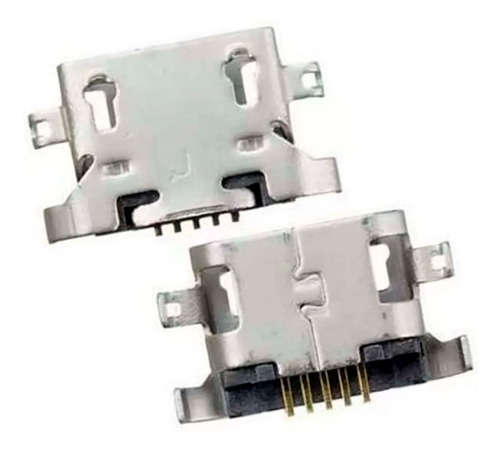 Conector Micro Usb Moto G5 E Compatíveis - Peça De Reposição
