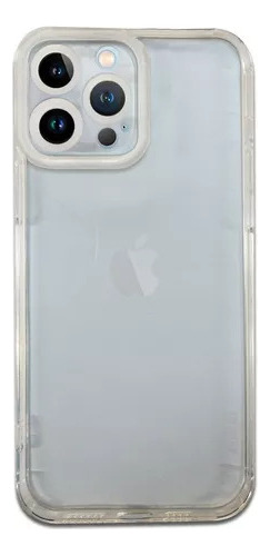 Funda Tpu Con Protector De Camara | Para iPhone + Vidrio 