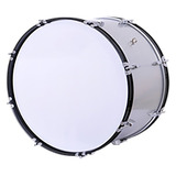 Tambora De Marcha Lm Drums Mb-2412 Wh 24x12 Blanca