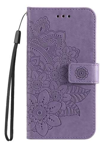 Funda De Poliuretano Con Estampado De Flores Para Huawei Nov