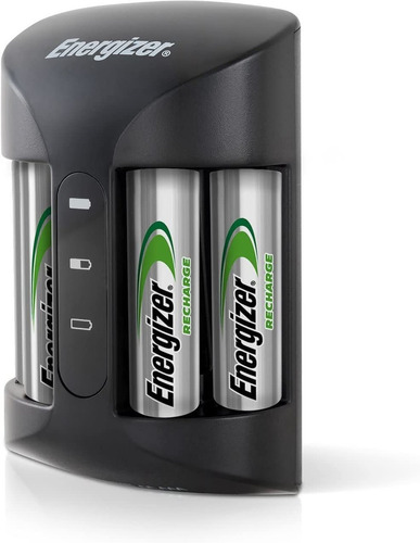 Energizer Ch1hrwb-4 - Cargador De Pilas Aa/aaa Con 4 Pilas A